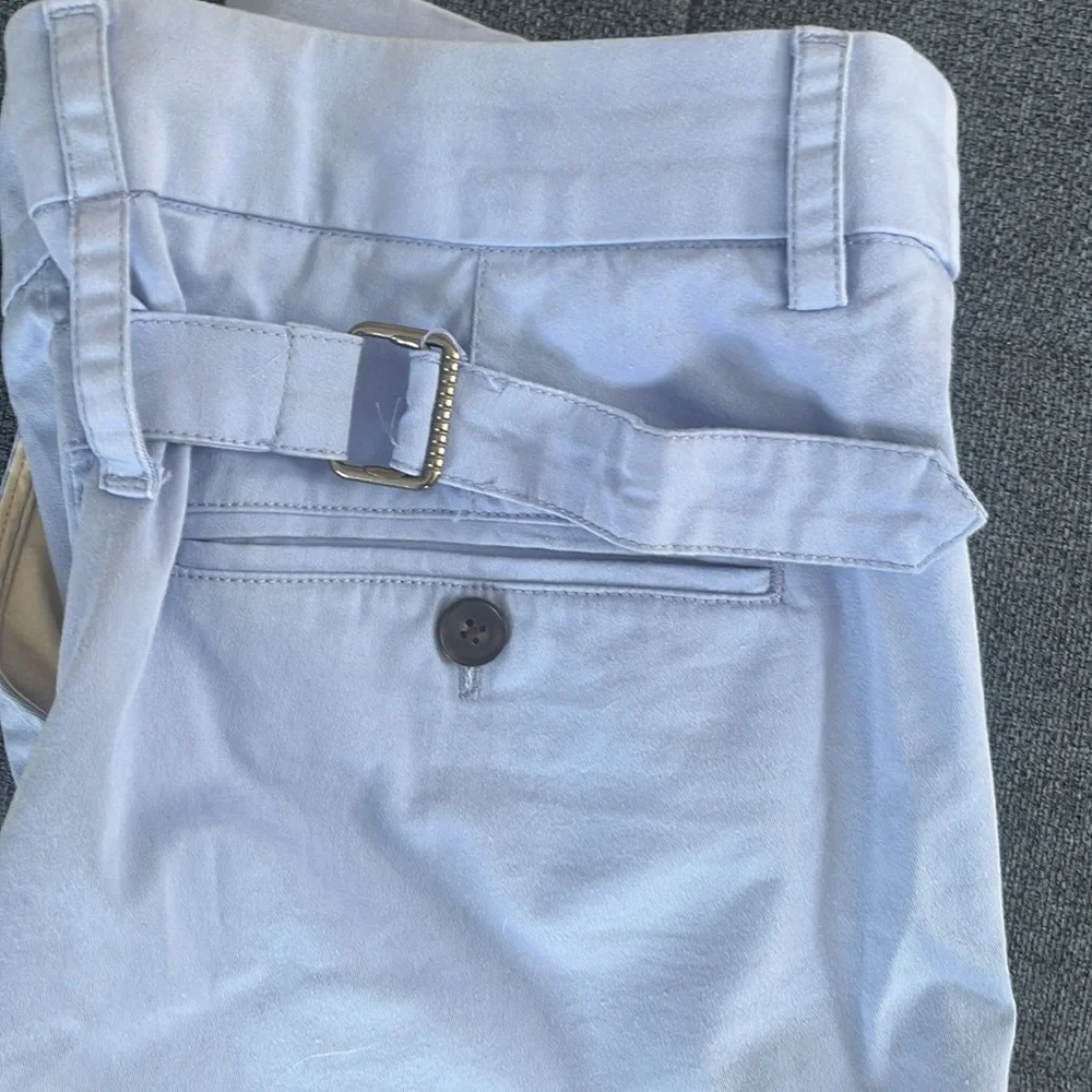 Vince Side Buckle Blue Bermuda Short - Picture 7 of 7